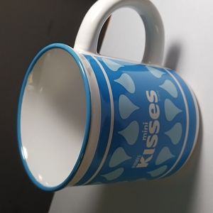 Hershey mini kisses blue wrap around logo 12 oz mug